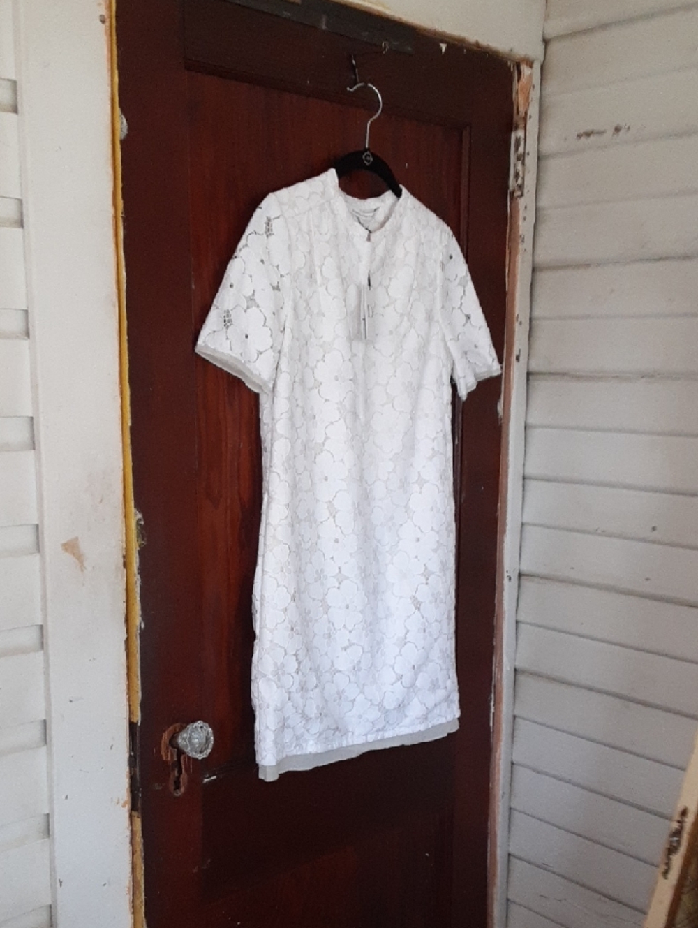 Diane von Furstenberg White Lace Dress